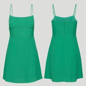 Sun-deh by Aritzia Nature Green Jackson Mini Dress Size Small 26656